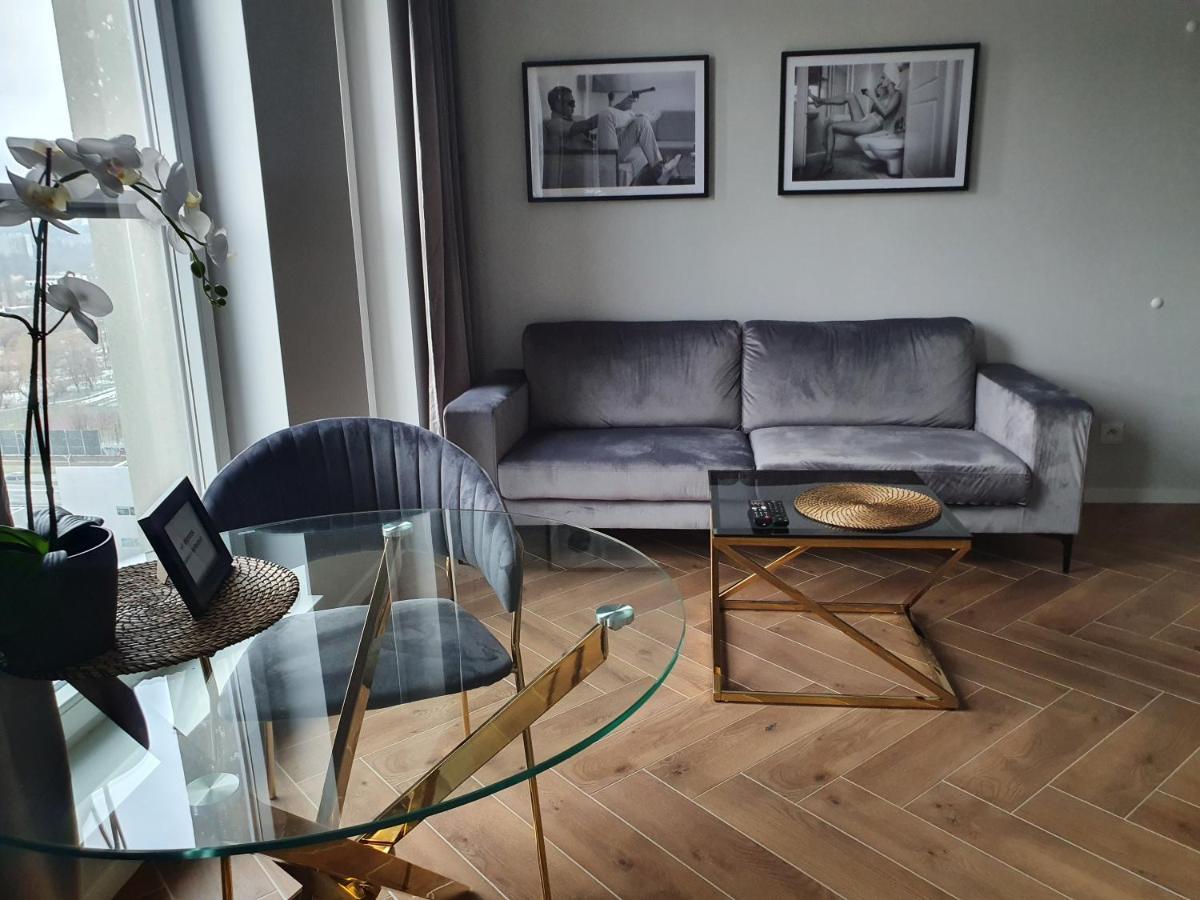 קטוביץ 15 Pietro Sokolska 30 Towers Apartments - New- Lux- Parking- Sauna- Gym- And Good View From 15Th Floor מראה חיצוני תמונה