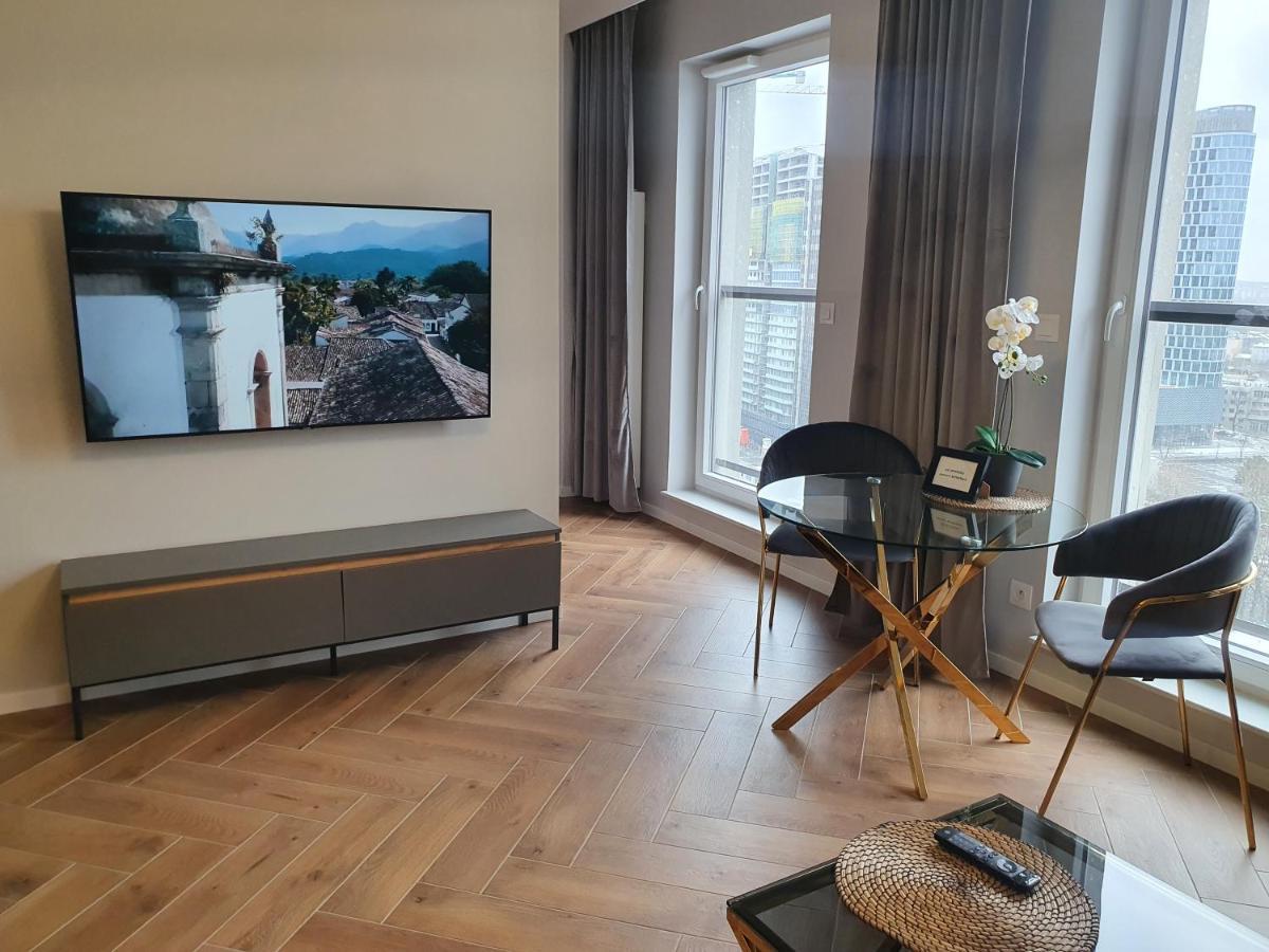 קטוביץ 15 Pietro Sokolska 30 Towers Apartments - New- Lux- Parking- Sauna- Gym- And Good View From 15Th Floor מראה חיצוני תמונה